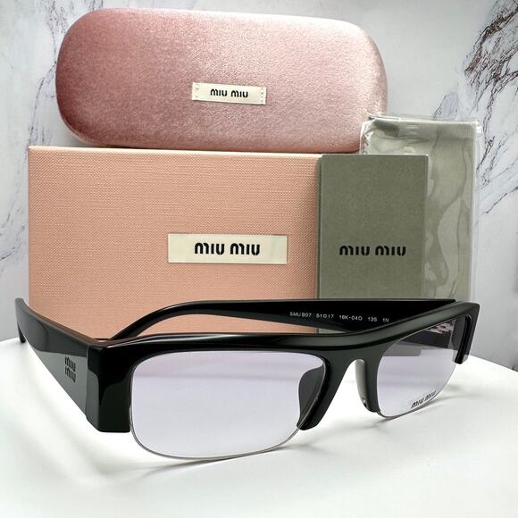 New MIU MIU Vedette Sunglasses Seen on Kylie Jenner MU B07S 16K04O Black Italy - Picture 13 of 16